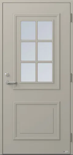 Helags glas i sidengrått