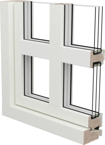 Glasdelande mittpost